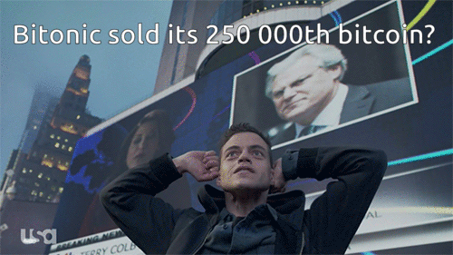 250.000ste bitcoin verkocht!