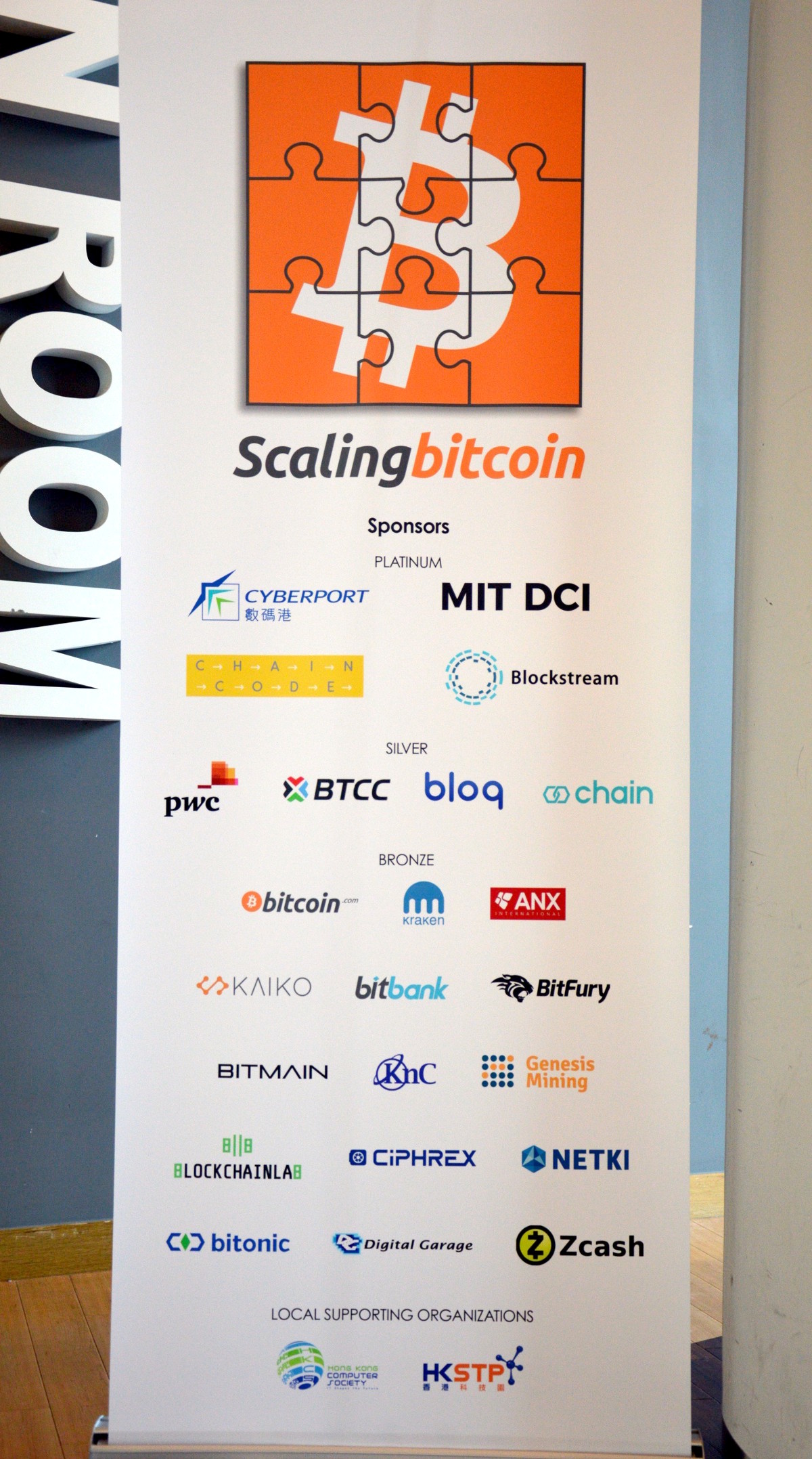 sponsoren van Scaling Bitcoin II