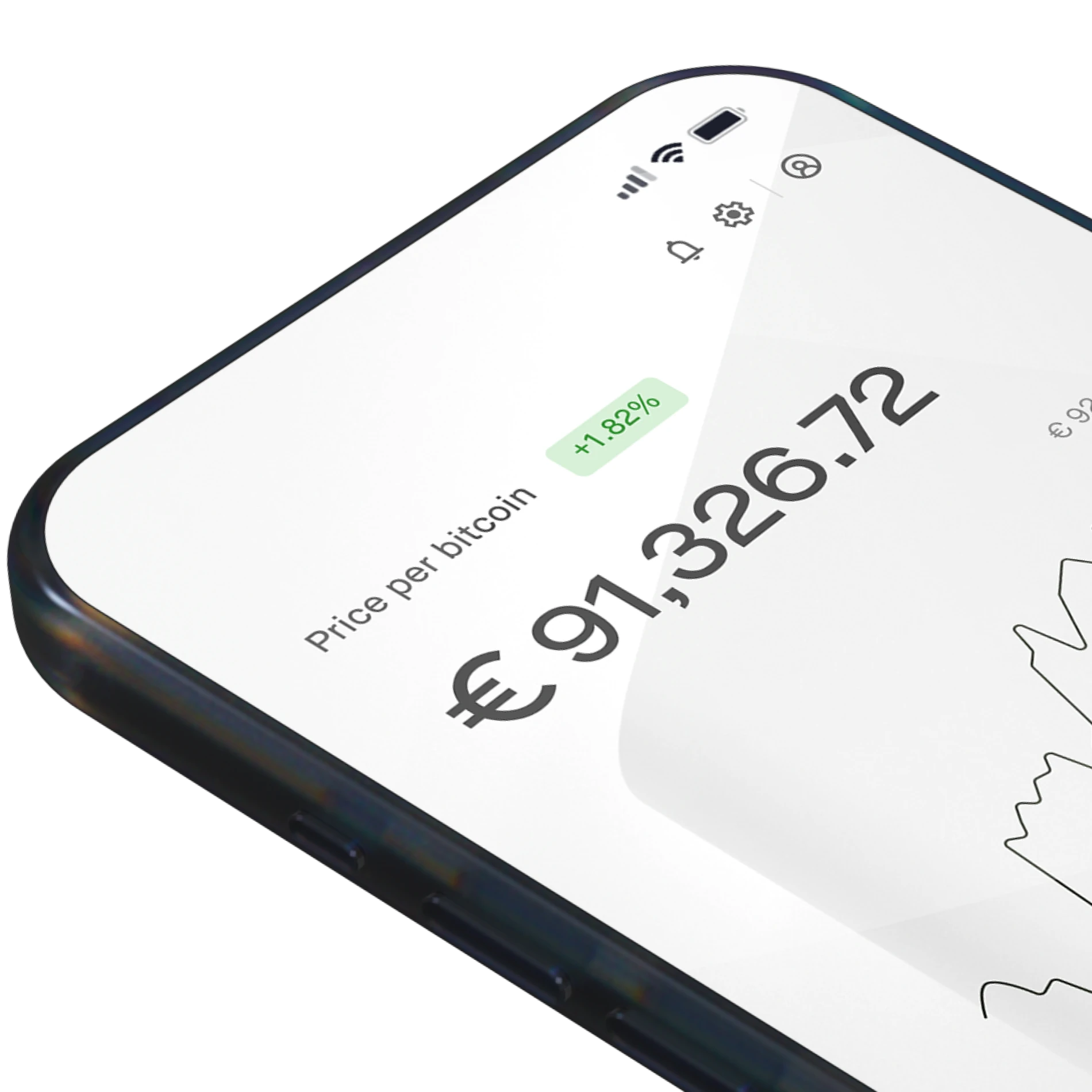 Screenshots van verificatie app
